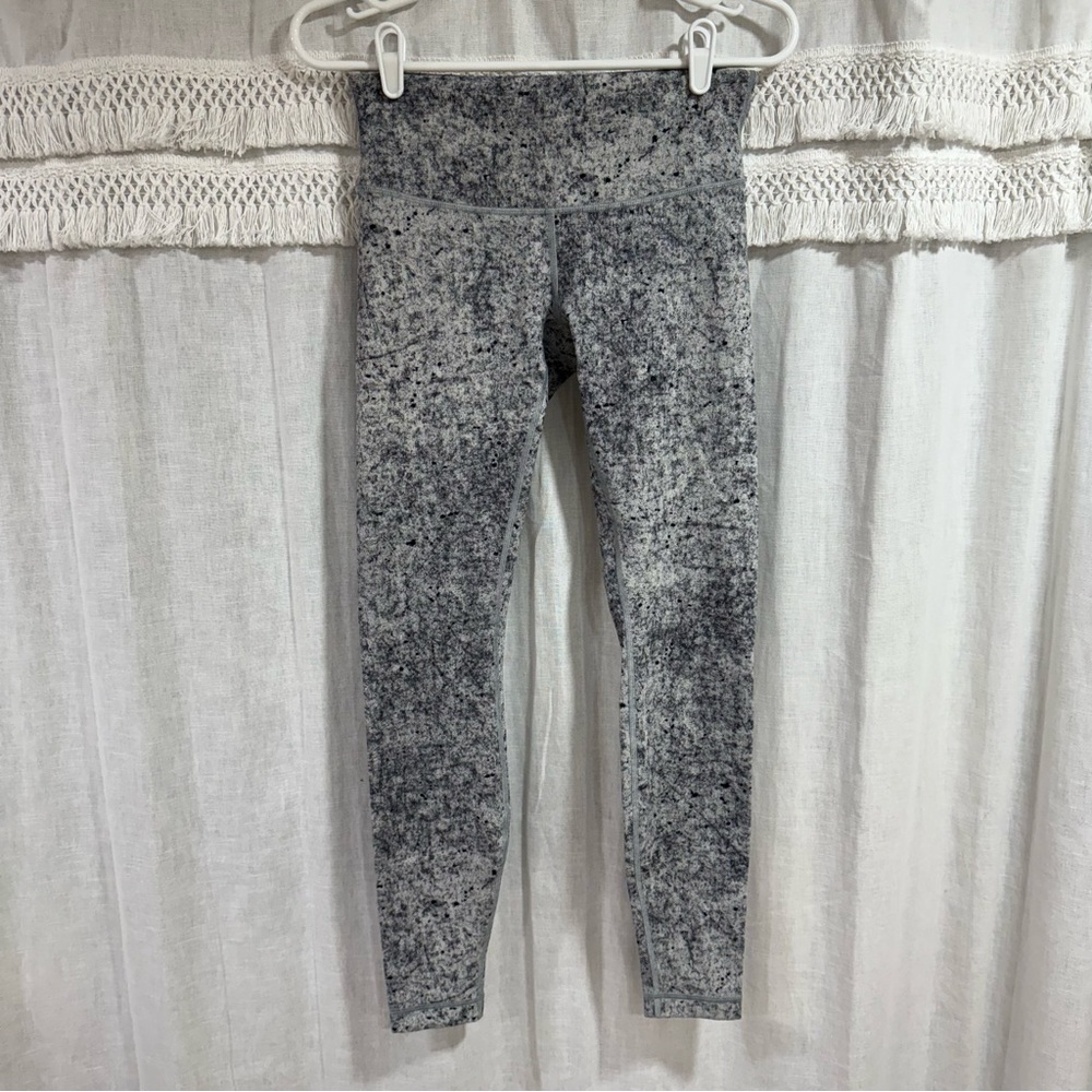 lululemon athletica Gray Speckled High-Rise Leggings